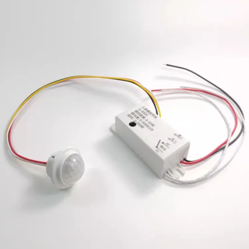 Фото DC12V модуль индукционного переключателя человеческого тела 24V мини разделенный сухой контактный сигнал инфракрасный индукционный датчик №2