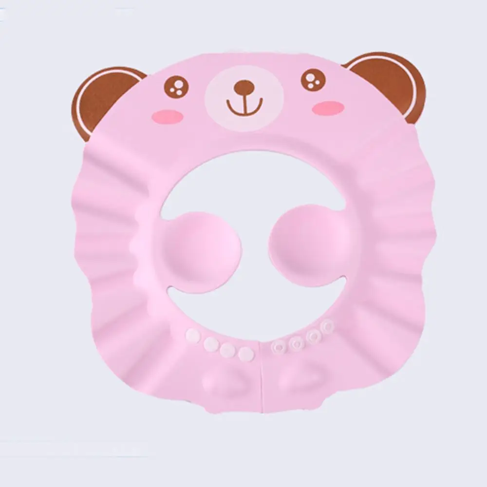 

Safe Rabbit Shower Cap Children Ear&Eye Protection Wash Hair Shield Hat Bear Baby Shampoo Cap Shower Head Cover