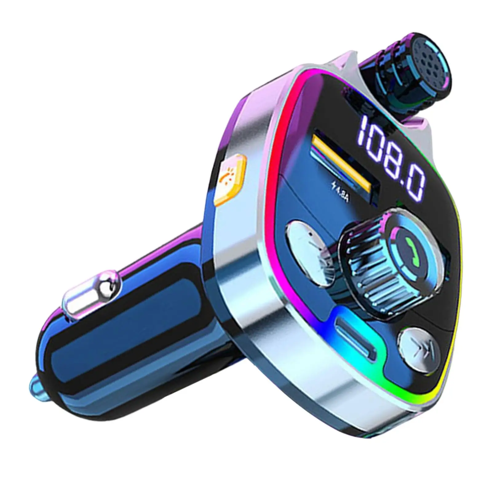 

Беспроводной Bluetooth 5,0 FM-передатчик автомобильное зарядное устройство USB адаптер радио плеер