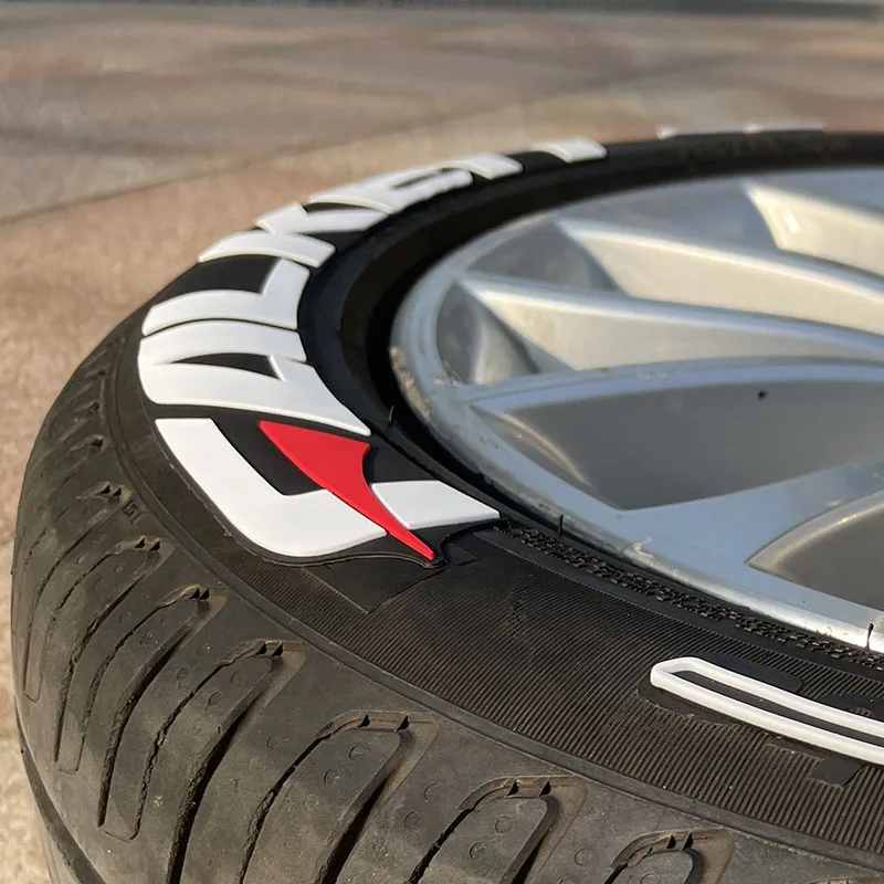 3D наклейки на шины буквы автомобиля наклейки на шины буквы логотип колеса персонализированные универсальные водонепроницаемые и прочные наклейки.