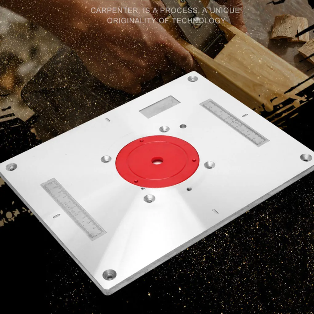 

Trimming Machine Plate Guide Board Wear-resistant Aluminium Alloy Router Table High Hardness Insert Panel Woodworking