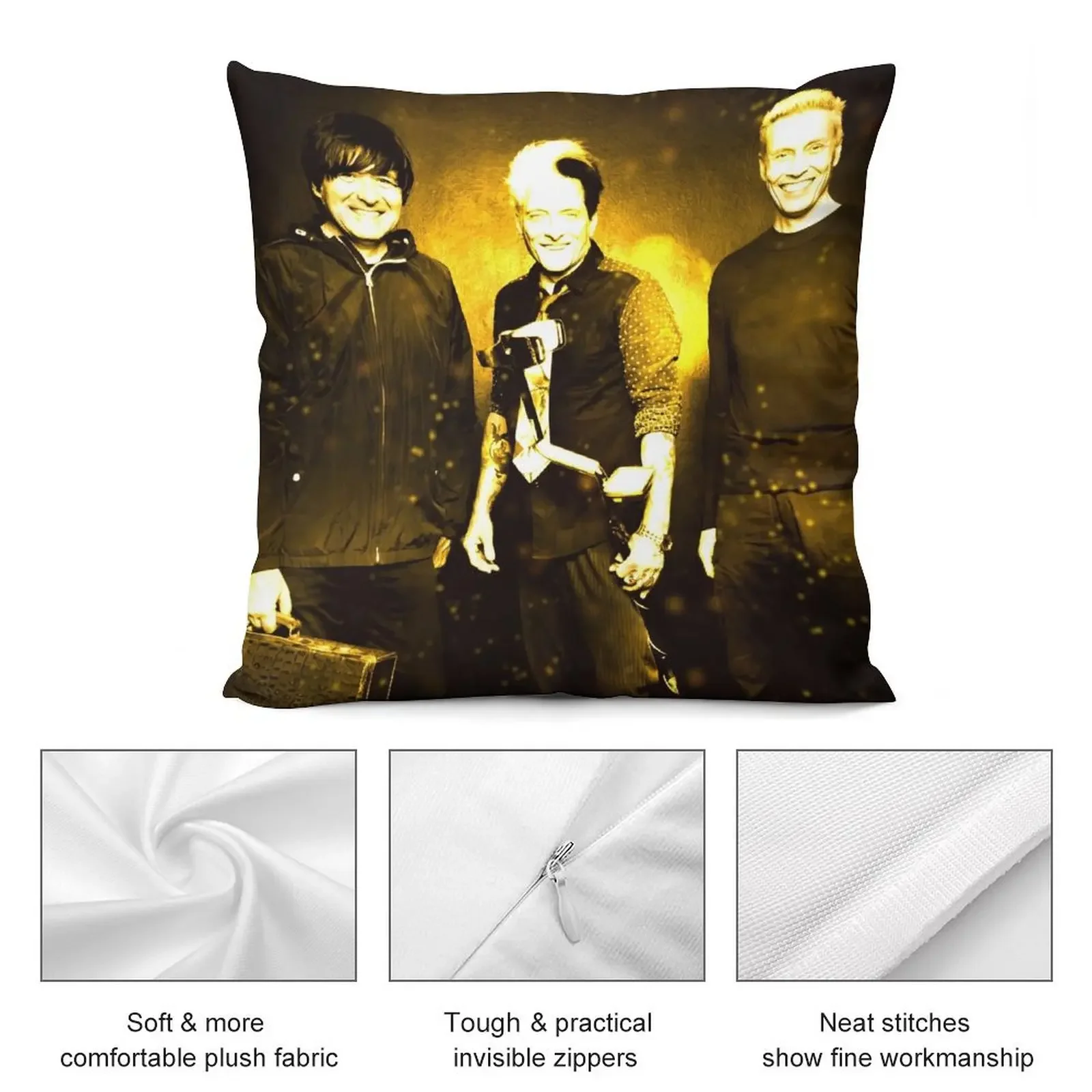 Чехол для подушки Die Ärzte в золотом стиле