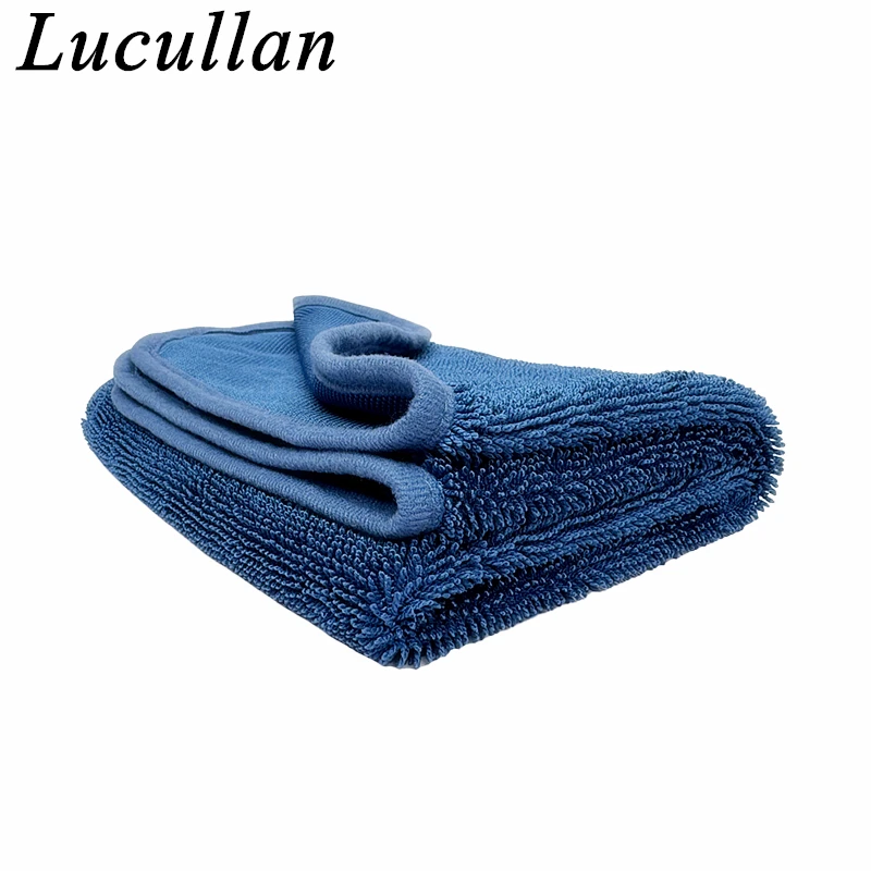 

Lucullan 60X90 см одностороннее твист-сушильное полотенце ультрамягкий корейский материал тряпки из микрофибры для чистки автомобиля