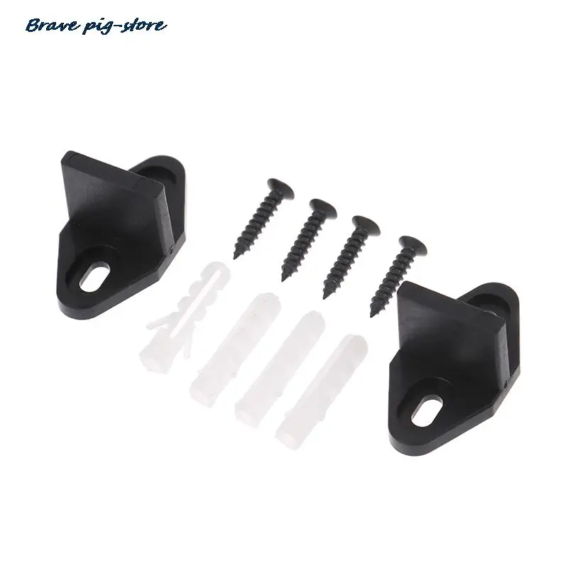 

2set Sliding Door Floor Guides Closet Door Guide Mounted Bottom Track Guide