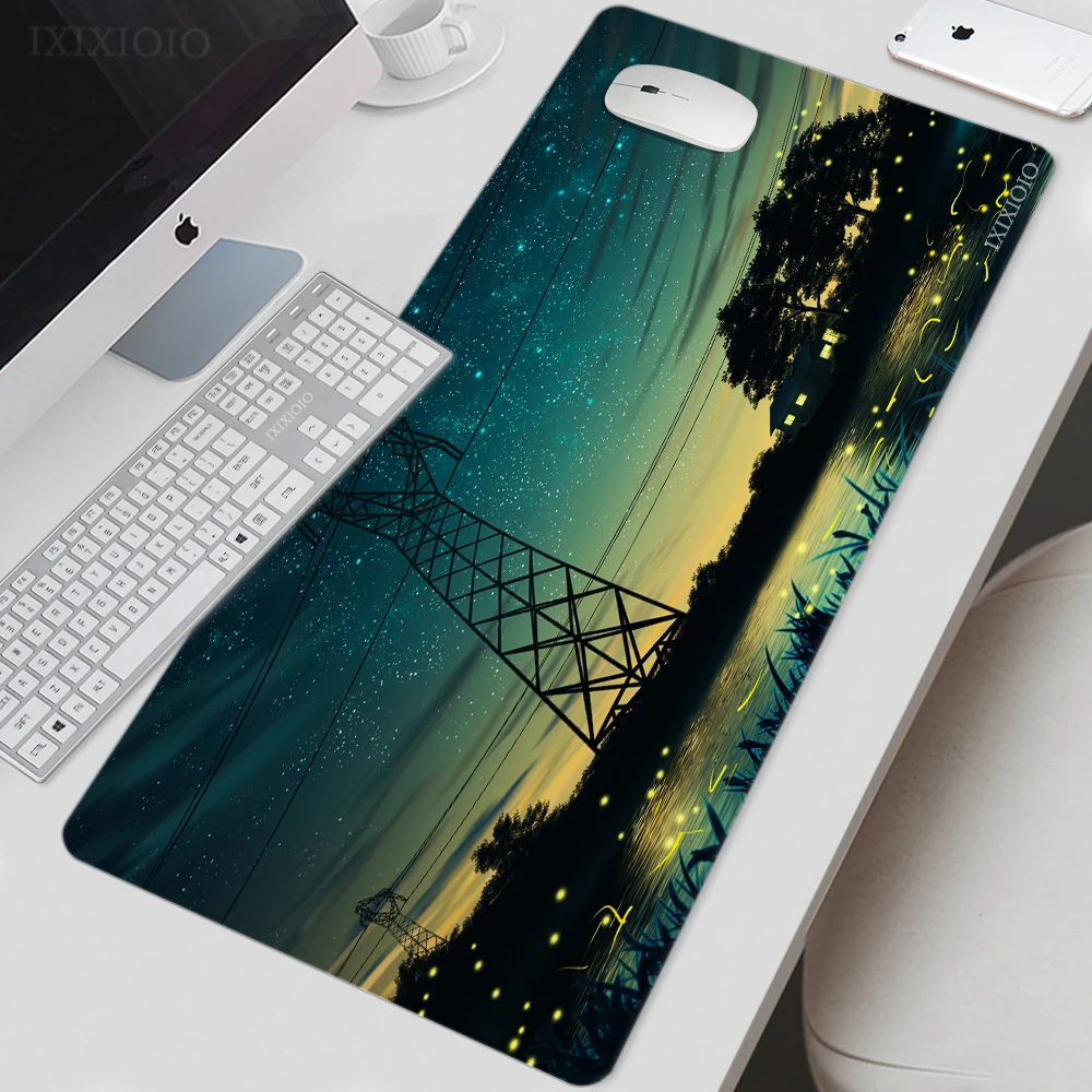 

Firefly Mouse Pad Gamer XL New Large Home Mousepad XXL MousePads Mouse Mat Office Soft Carpet Natural Rubber Computer Mice Pad