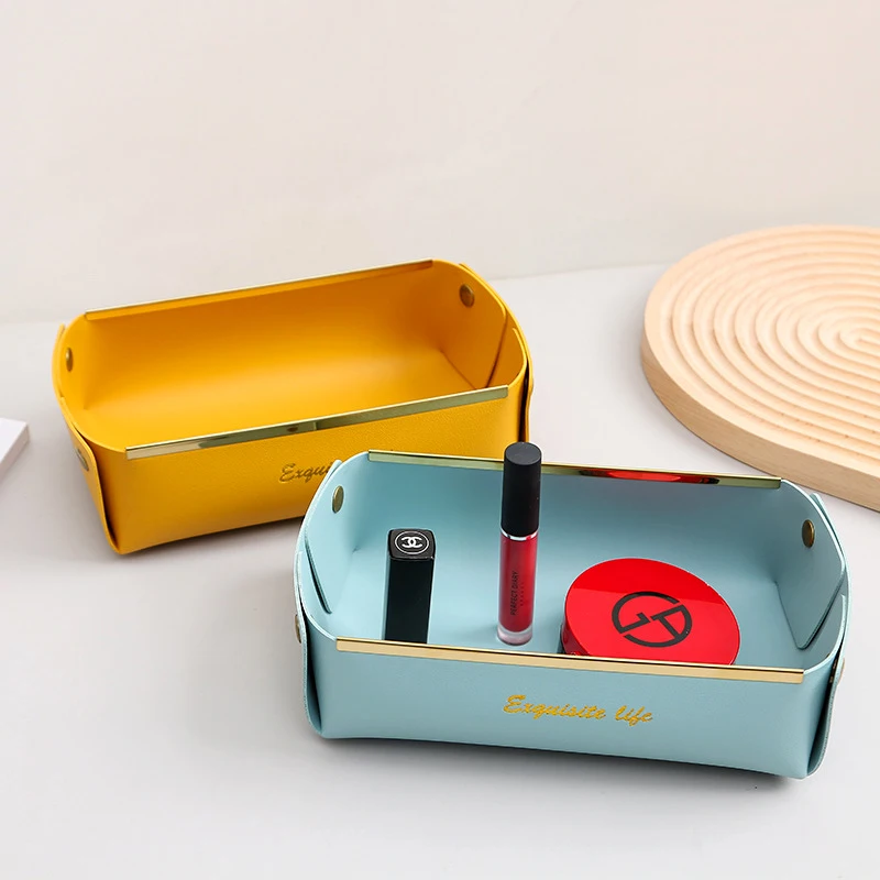 

Desktop Storage Box Waterproof Toy Sundries Cute Storage Basket Cosmetic Storage Office Stationery Organizer