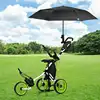 3-Wheel Golf Push and Pull Cart Trolley with Seat Adjust Handle 3