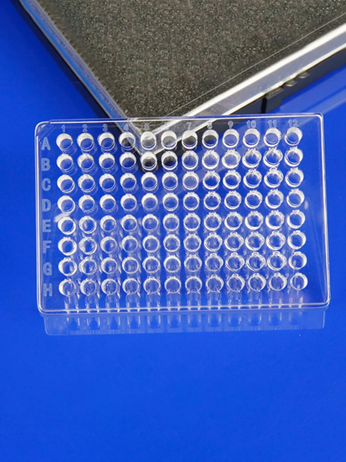 96 скважин кварцевое стекло ферментный иммуносорбент пробная пластина