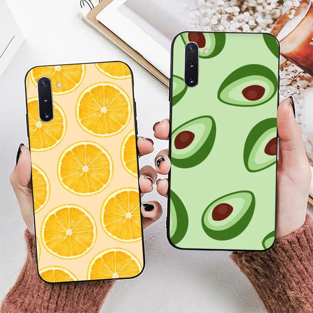 Fruit Lemon Cherry Phone Case For Samsung Note 8 9 10 20 Pro Plus Lite M 11 30 21 31 51 A 22 42 02 03