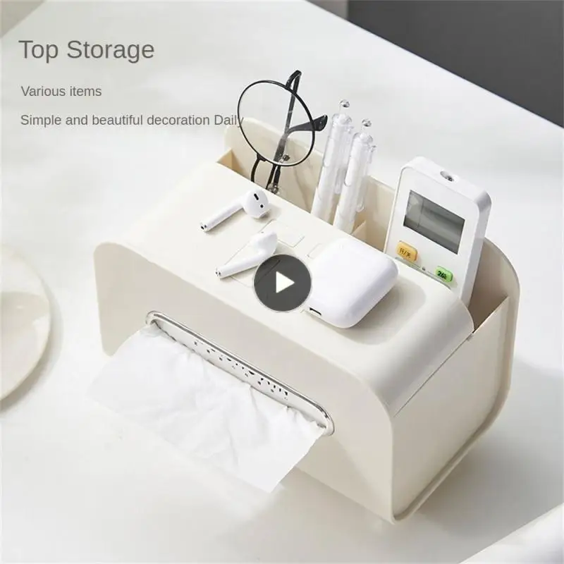 

Remote Control Rack Kleenex Holder Living Room Dining Room Table Decoration Desktop Napkin Paper Case Nordic Style Storage Rack