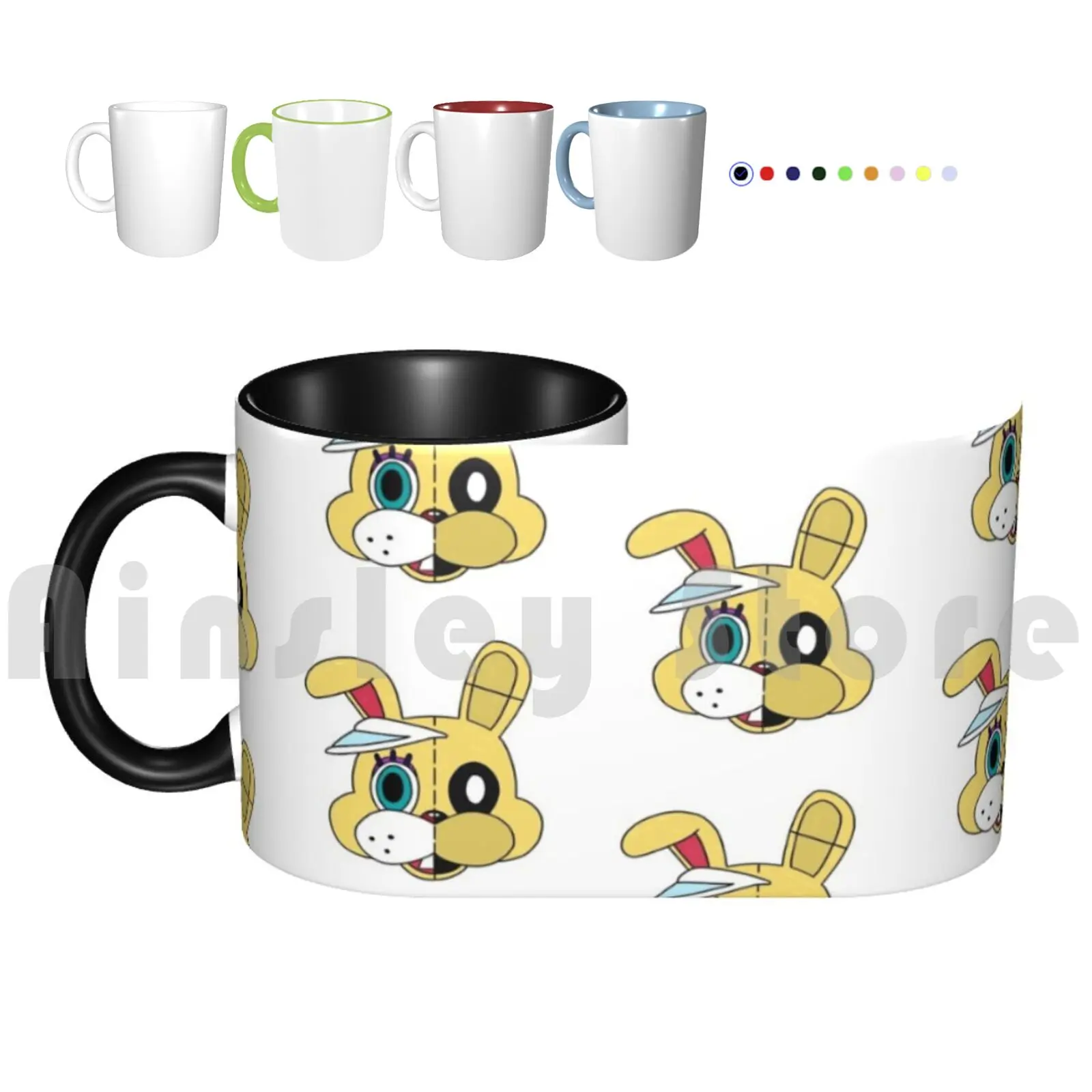 Кружки с надписью человек за кружками кружки Fnaf Springtrap фиолетовый парень Бонни