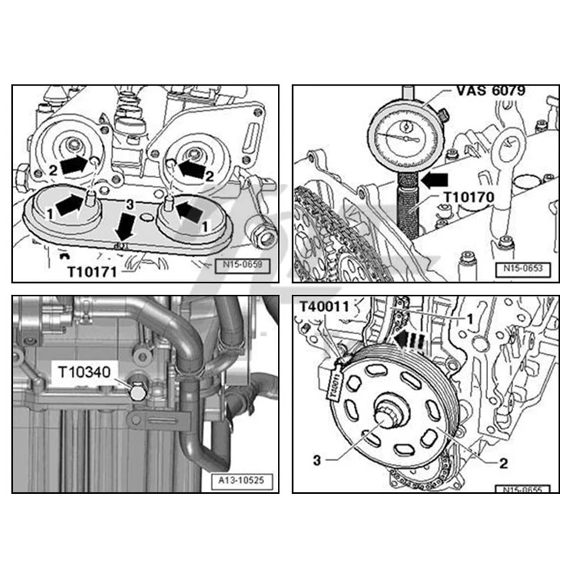 Высококачественный инструмент для синхронизации двигателя T10171A VW AUDI 1.4/1.6FSi 1.4 TSi