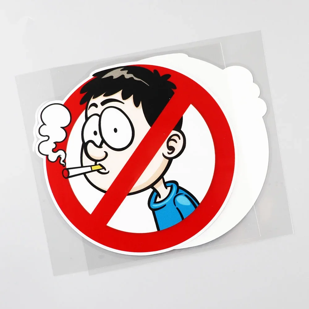 Мультяшная наклейка на автомобиль не курить для кузова автомобиля и мотоцикла