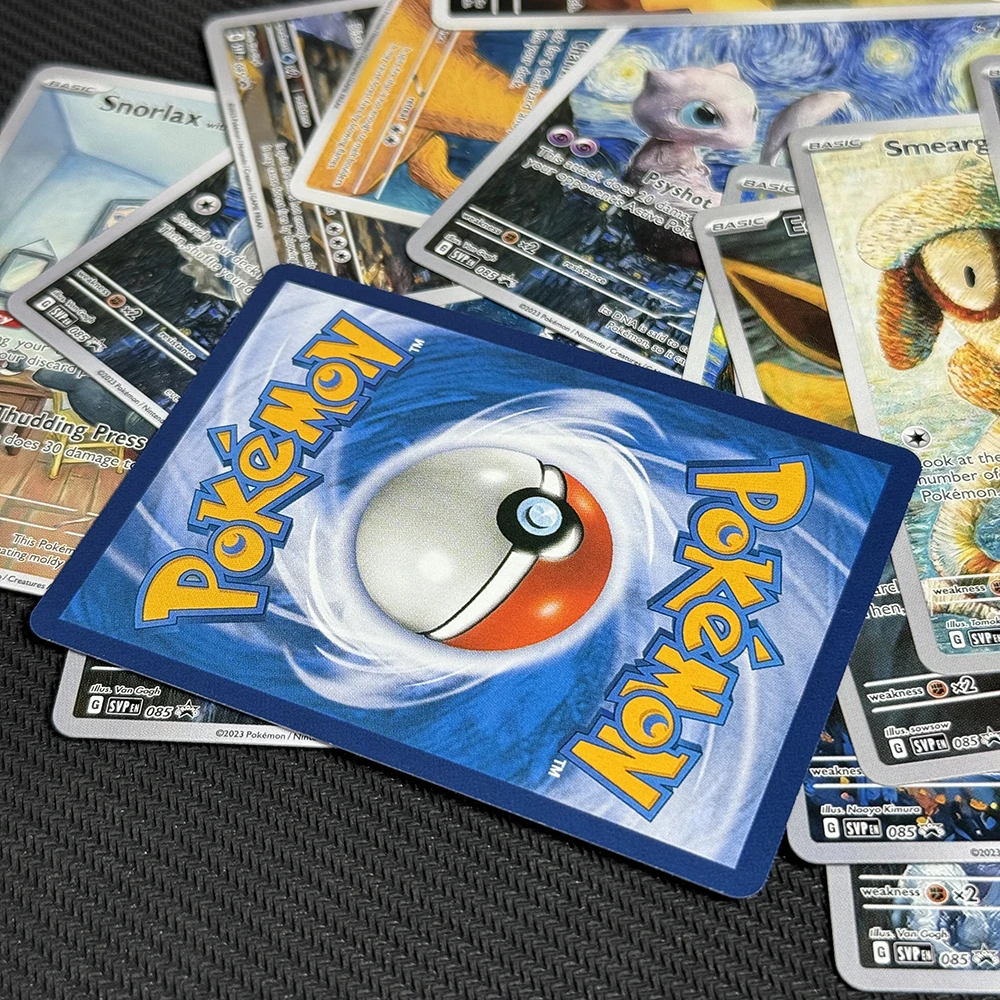Прокси-карты для игры PTCG Pokemon Starry Night Van Gogh 085, набор SVP Charizard Pikachu Venusaur Mew Snorlax Lugia Mewtwo Blastoise (art.: 3920d2fdb35d5) - 3920d2fdb35d5