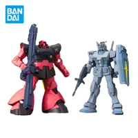 bandai original gundam model kit anime figure rx 78 3 ms 09rs rick dom hg 1144 action figures collectible toys gifts for kids