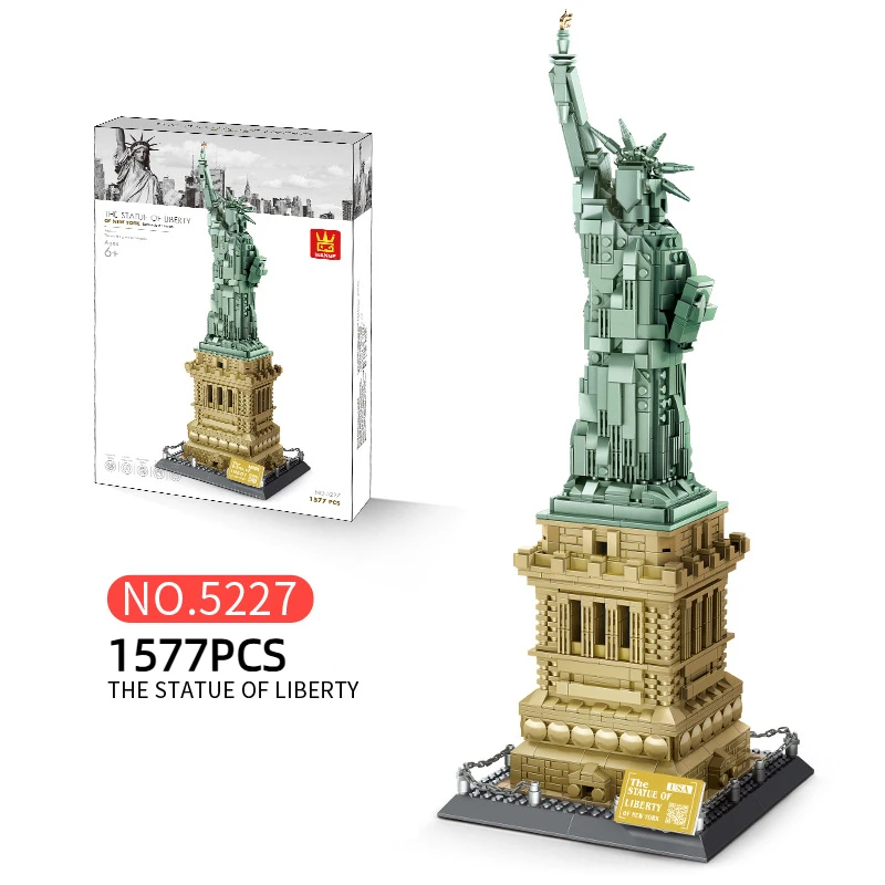 Фото Совместимые строительные блоки Lego, Лувр Биг Бен, Эйфелева башня, Колизей, Тадж-Махал, пирамида, модели белого дома, подарки, игрушки для взрослых №5