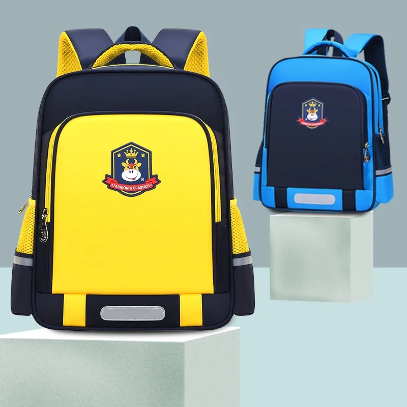 Primary School Students Children British Style Large Capacity Backpacks New Girls Boys Simple Leisure Schoolbags In Kindergarten