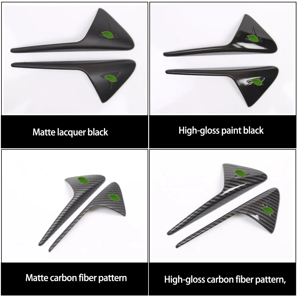 2 шт./компл. Новая серия боковых камер из углеродного волокна Abs Защитная крышка