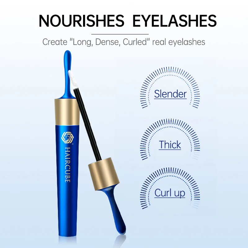 Сыворотка для роста ресниц HAIRCUBE тушь удлинение увеличение натуральный травяной