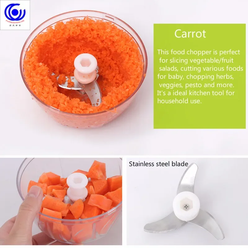 Многофункциональный измельчитель овощей машина для моток мяса ручной кухонный 4