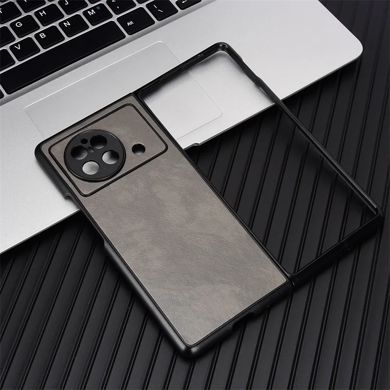 

Suitable For VIVO X FOLD Simple Phone Case TPU Litchi Pattern Dustproof Protective Case Suitable for VIVO XFOLD