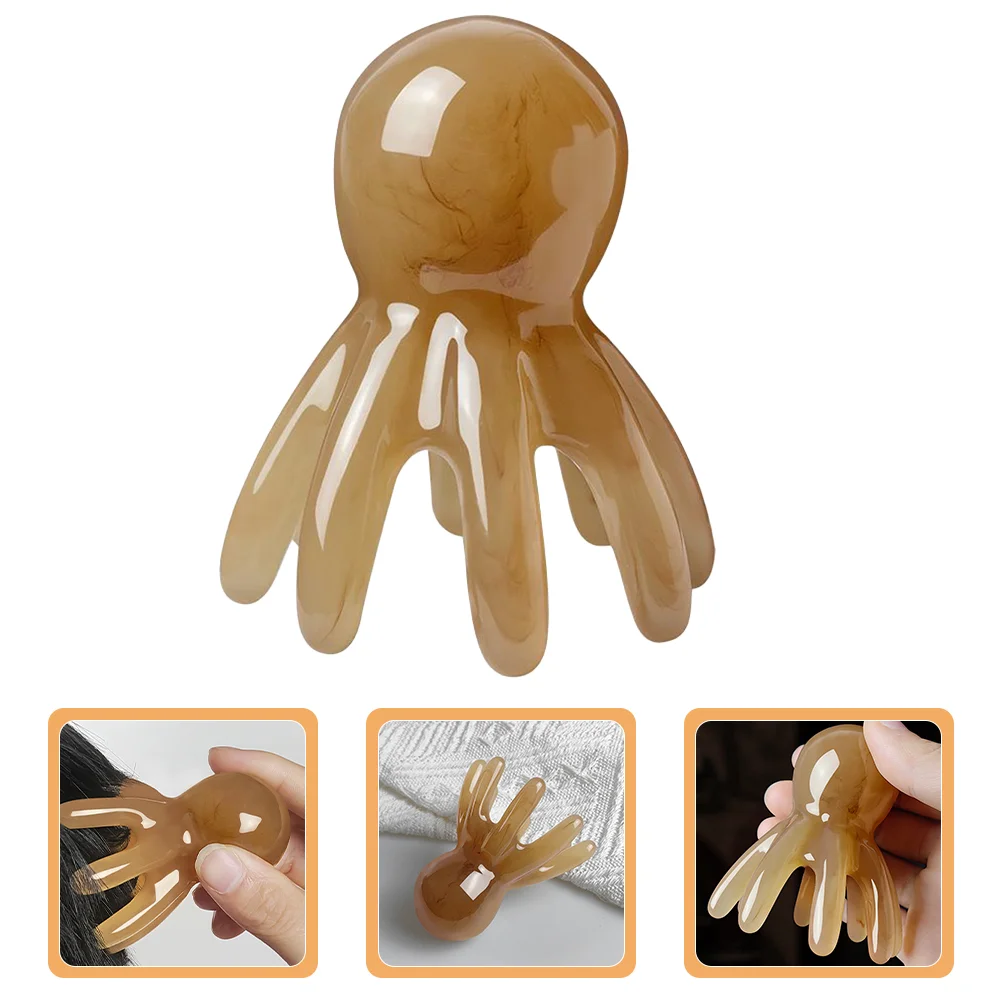 Расческа с восемью когтями массажер для кожи головы ролики распутывание волос