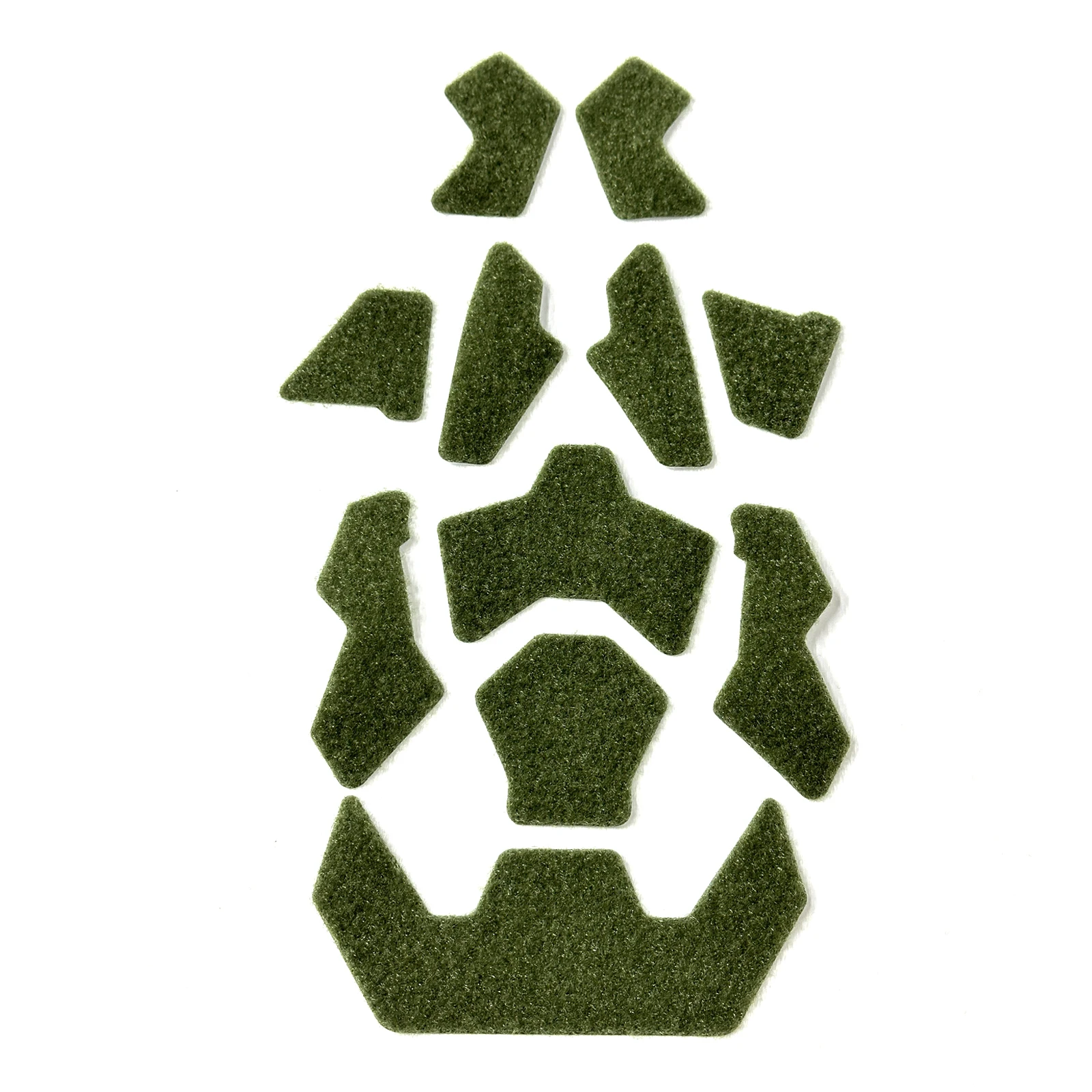 

11 шт., волшебная наклейка для шлема, нашивки для страйкбольного шлема, крючок и петля, липкие для быстрого тактического шлема, аксессуары