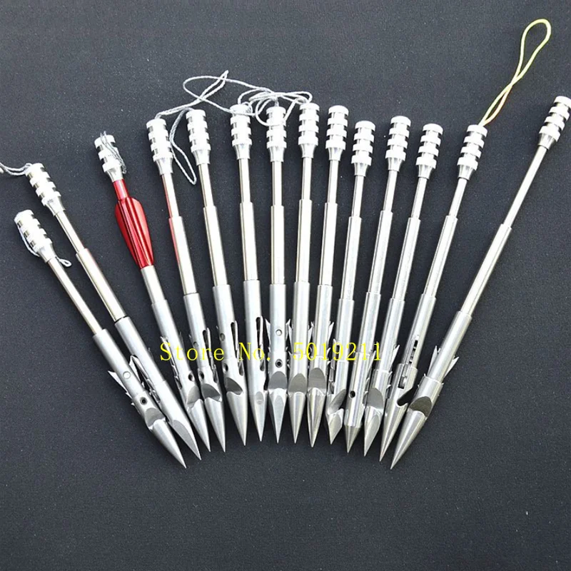 10 шт. стрелы для рогатки Дротика рыболовные снасти наконечники из нержавеющей