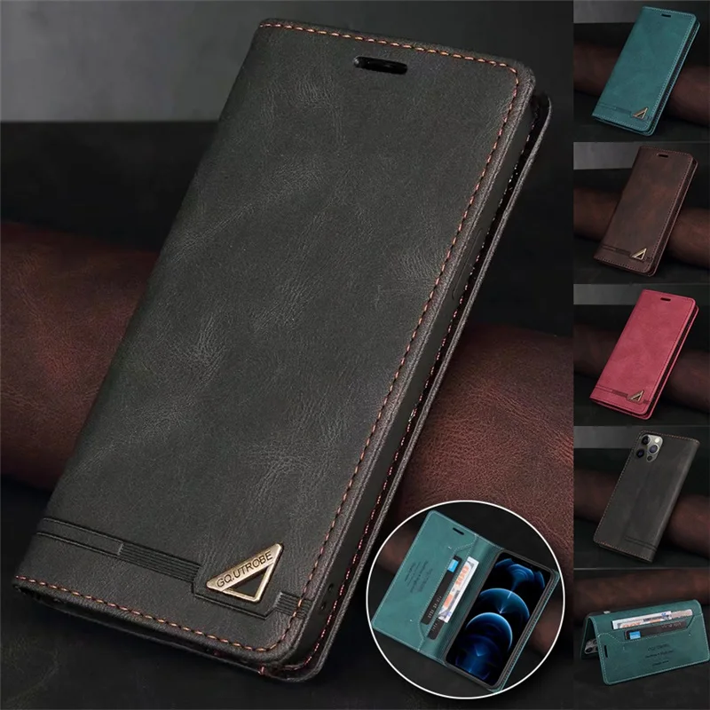 

Leather Case For Samsung A12 A13 A22 A32 A50 A51 A52 A52S A53 A71 A72 A73 Wallet Flip Cover S22 S21 S20 Plus Ultra FE S10 Plus
