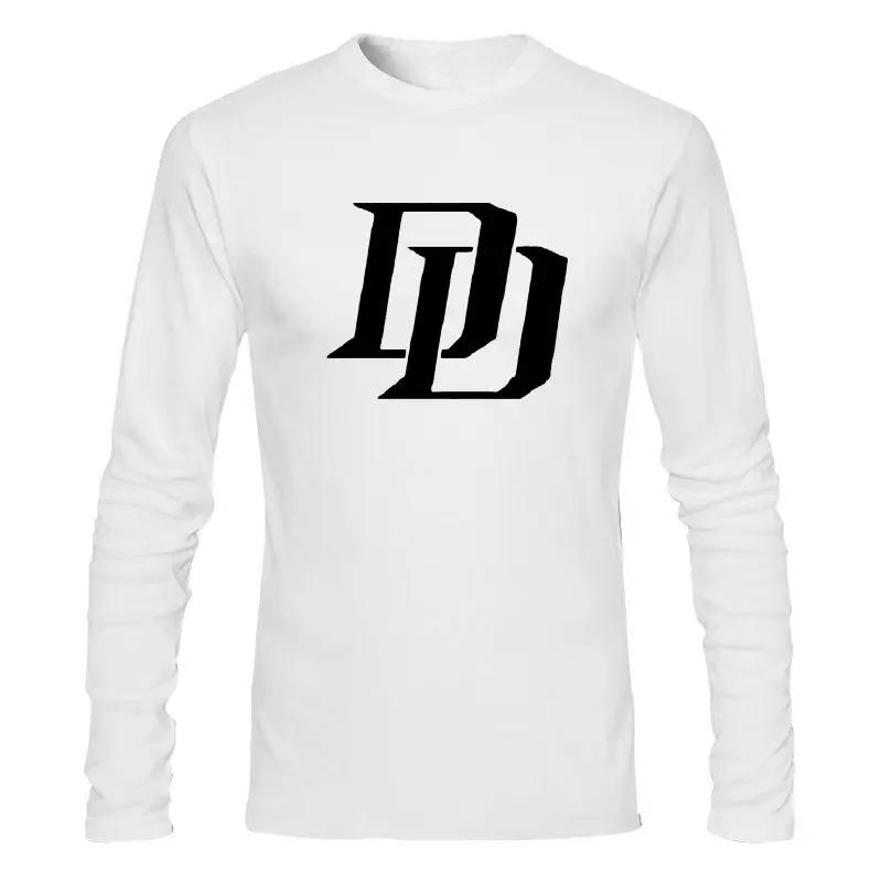 

Man Clothing New Us Tv Daredevil Dd Logo Printed Men Fashion T-Shirt Cotton Men Summer Style Male Fans