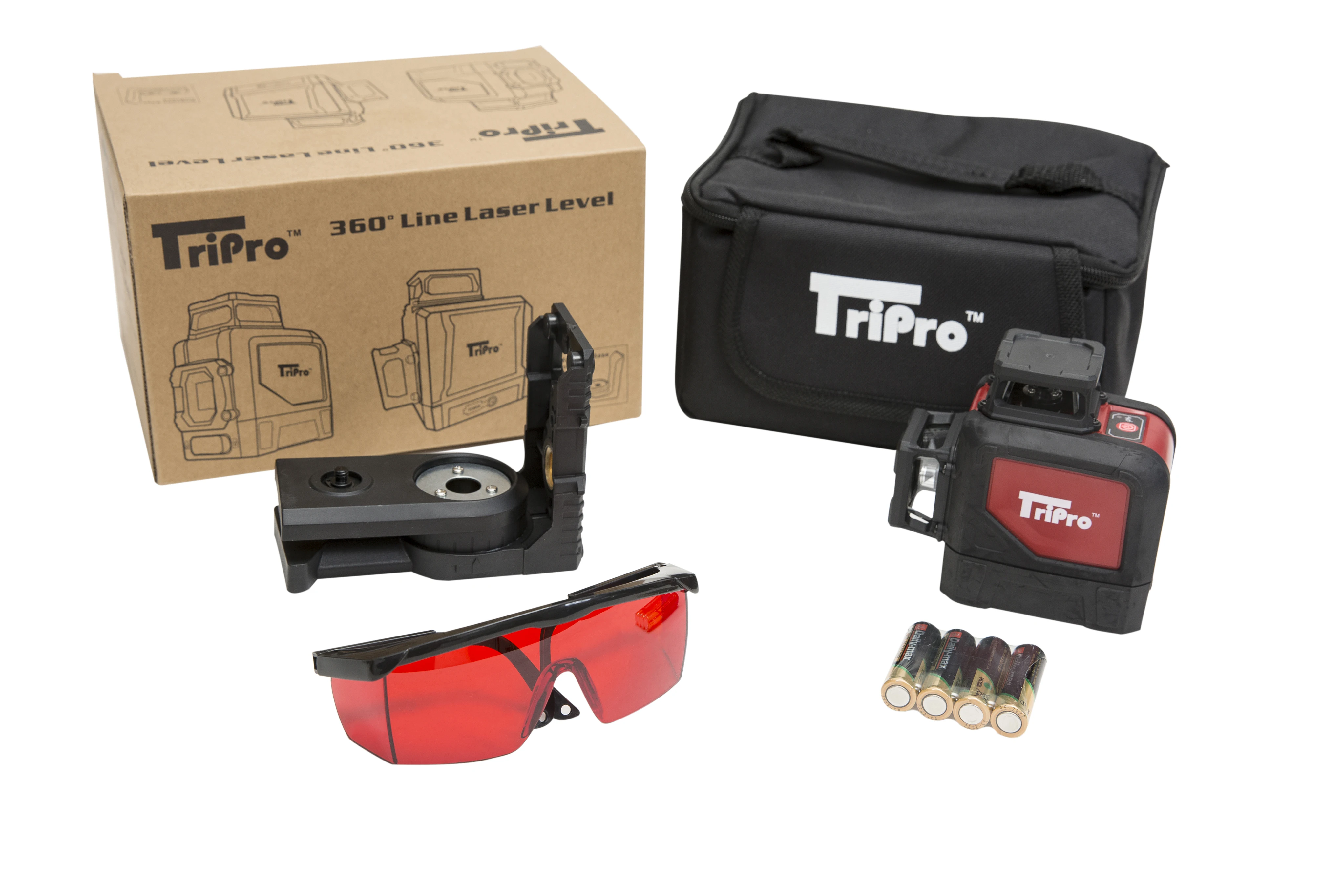 3D 2x360 самонивелирующийся вращающийся лазерный уровень с крестом 360 опционально