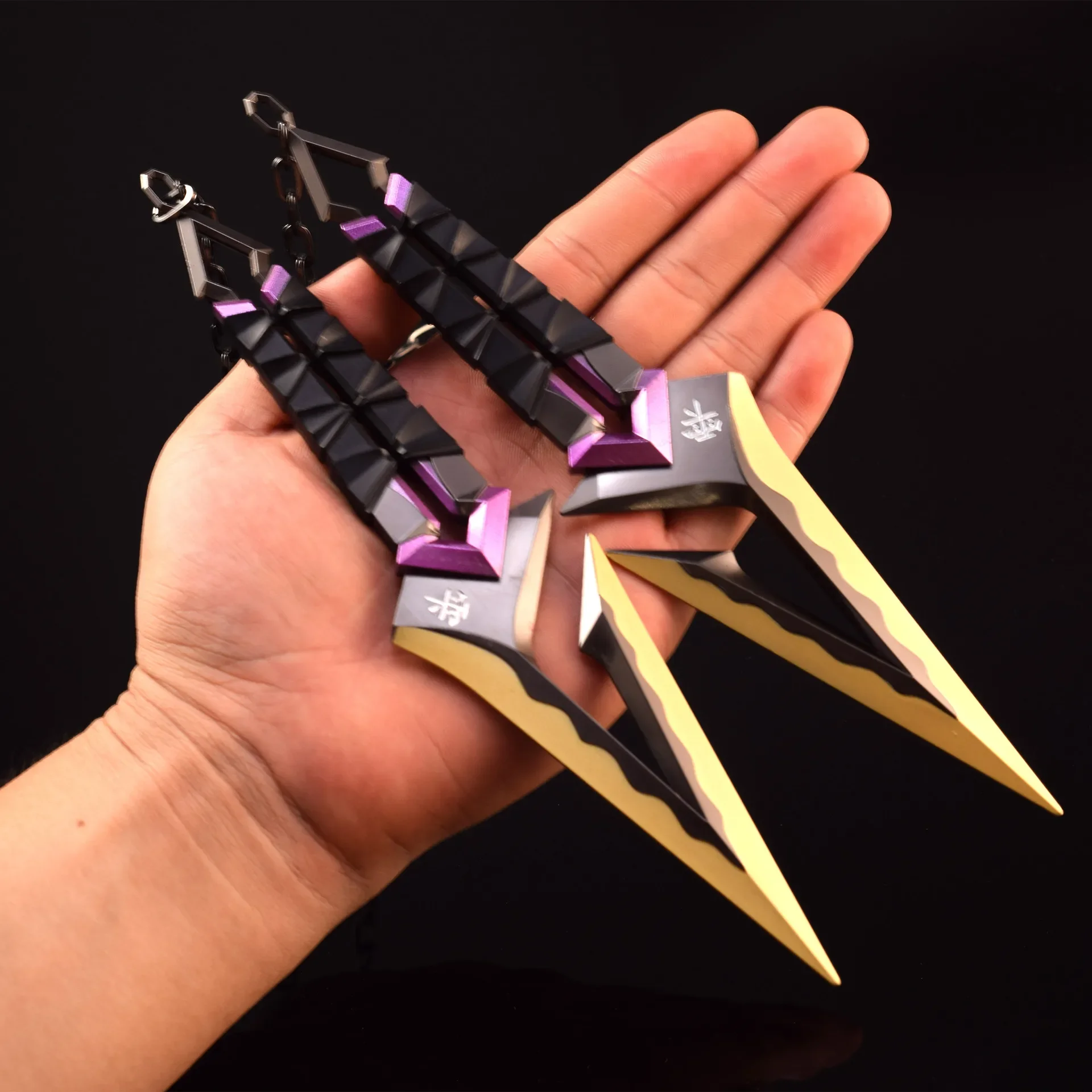 22 см Valorant Game Kuronami No Yaiba Variant Purple Ninja Kunai Периферийные устройства Оружие Melee Модель