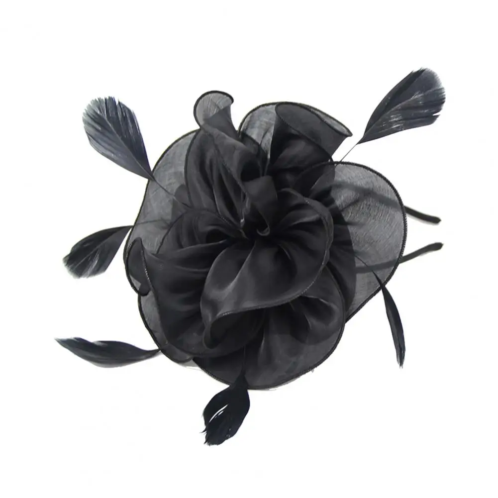 

Exquisite Beautiful Bridal Wedding Pillbox Hat Dress Up Pillbox Hat Glossy Net Yarn for Party