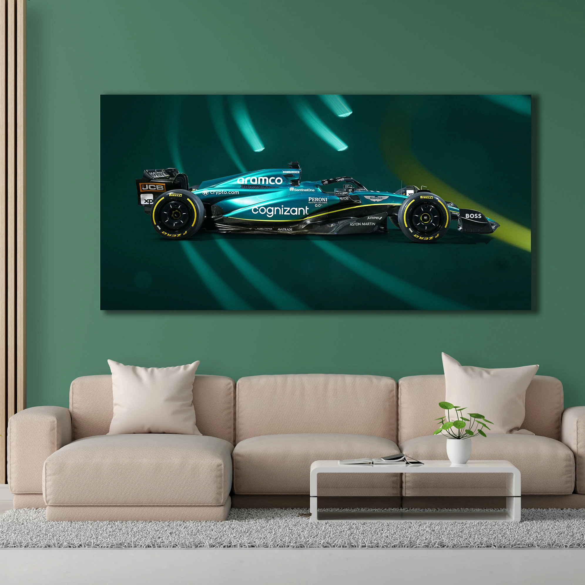 2023 Фернандо Алонсо автомобильный постер Картина на холсте и плакаты принты