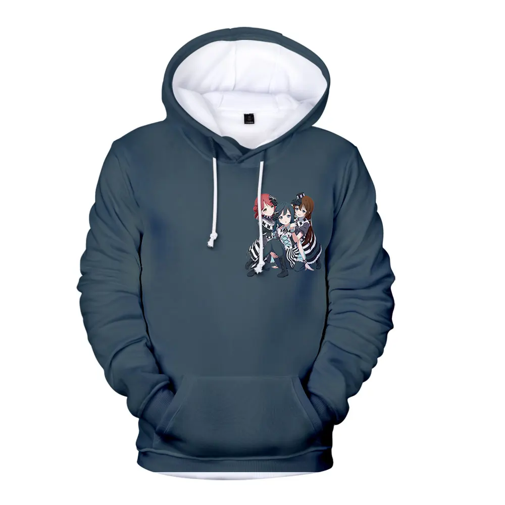 

Digital printing sweater BanG Dream girl band Harajuku clothing casual fleece pullover hoodie casual sweatshirt anime hoodie