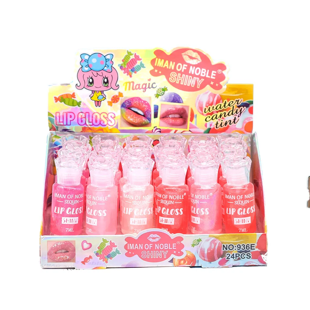 

24 шт., блестящий нелипкий блеск для губ