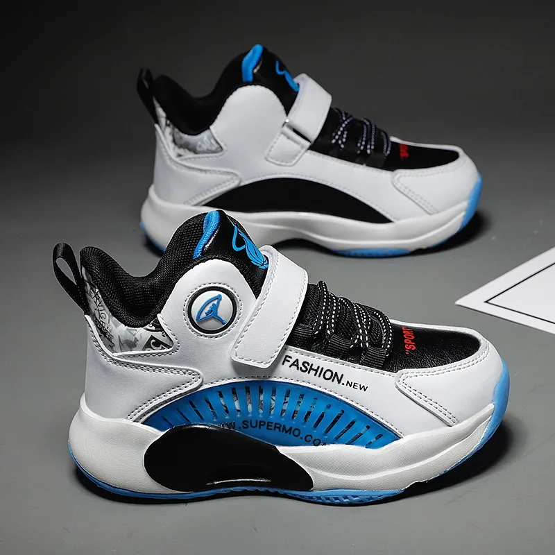 

New Boys Basketball Shoes Mesh Shoes Gym Sport Boot Boys Basket Homme Tenis Masculino Feminino Kids Sneaker Footwear