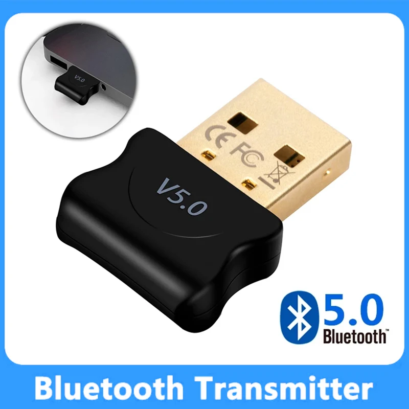 USB Bluetooth 5 0 адаптер передатчик ключ для ПК ноутбука компьютера приемника
