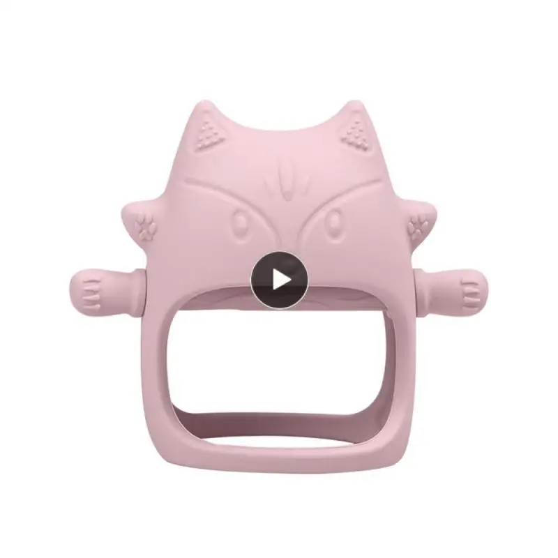 

Silicone Teether Baby Accessories Baby Bite Joy Toy Baby Silicone Training Newborn Care Gums Anti Eating Hand Artifact