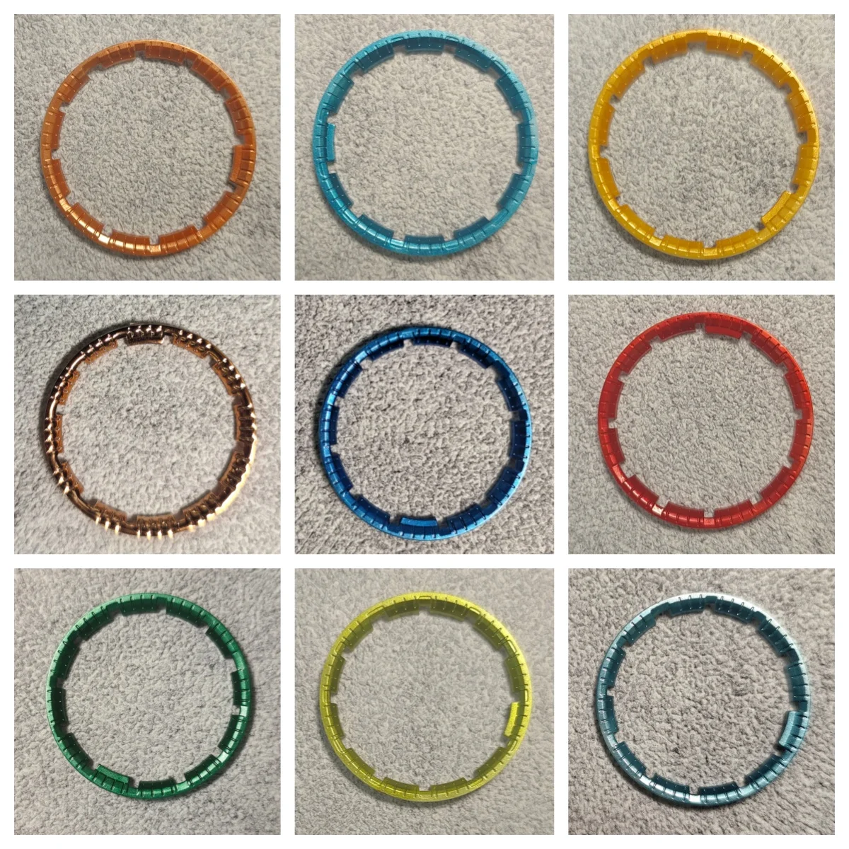 Модифицированные внутренние кольца для часов GA2100 GA2110 металлического цвета