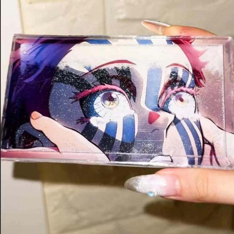 Фото Новый Demon Slayer: Kimetsu No Yaiba Аниме-игрушка Hakuji Koyuki Akaza Transforms Into Flowing Sand Card Аниме Периферия №3