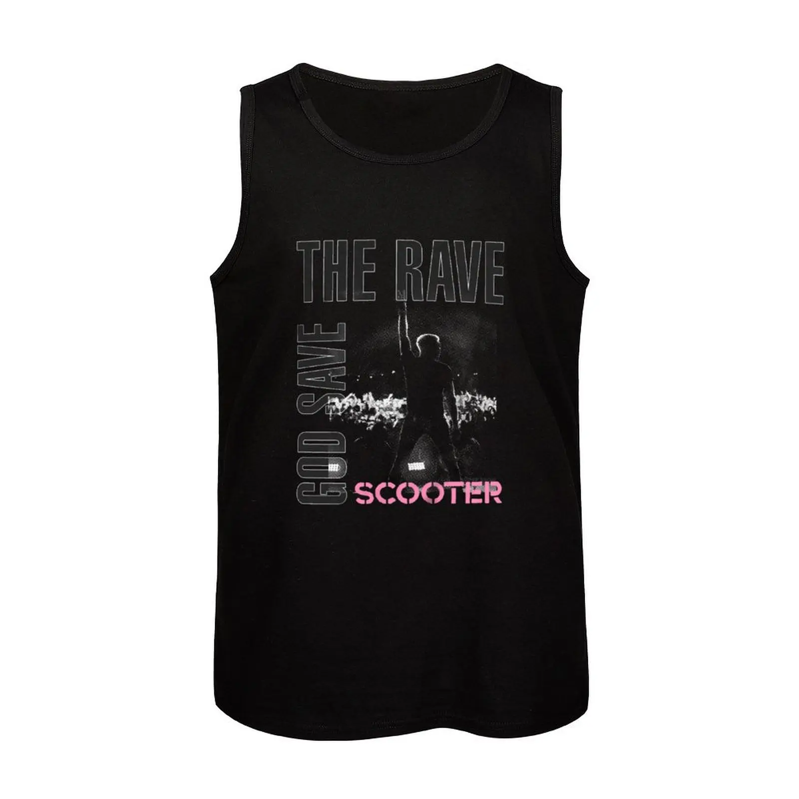Фото Майка The Rave and God Save _gt_SCOOTER_lt_ премиум-класса, мягкая, дышащая, комфортная, без рукавов №4