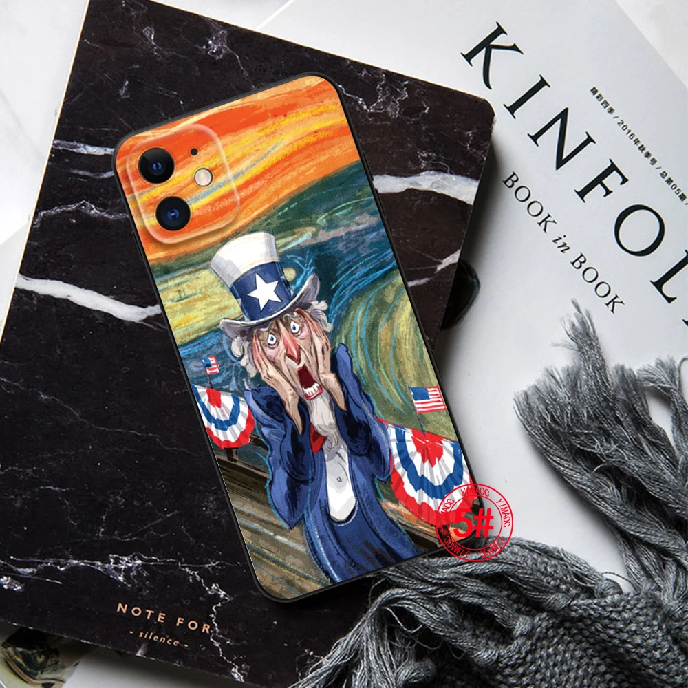 239Z Мягкий силиконовый чехол Scream Canvas для Samsung S9 Plus S10 S10E S20 Fe Lite S21 S22 S23 S30 Ultra