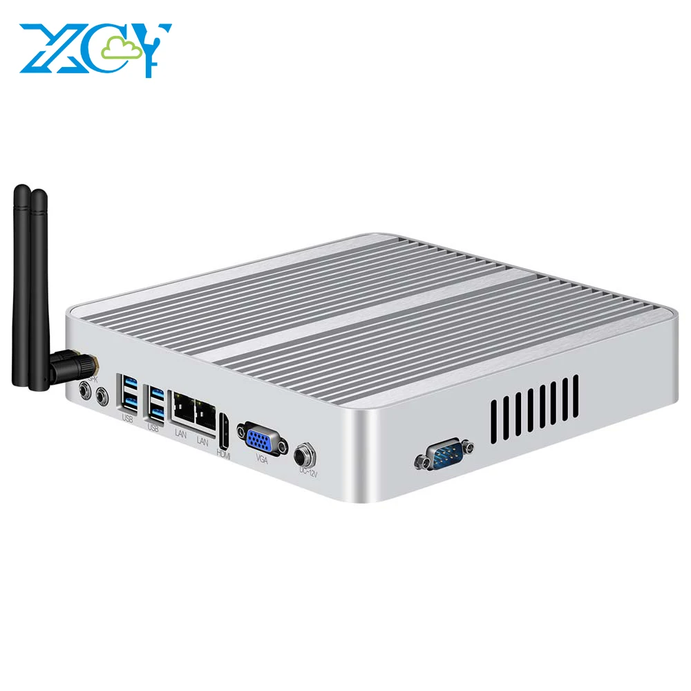 

Fanless DUAL LAN Mini PC Industrial Desktop Computer Quad Core J1900 i5 4200U i7 4500U 5500U 2955U w/ 2*RJ45 1*RS232 8*USB