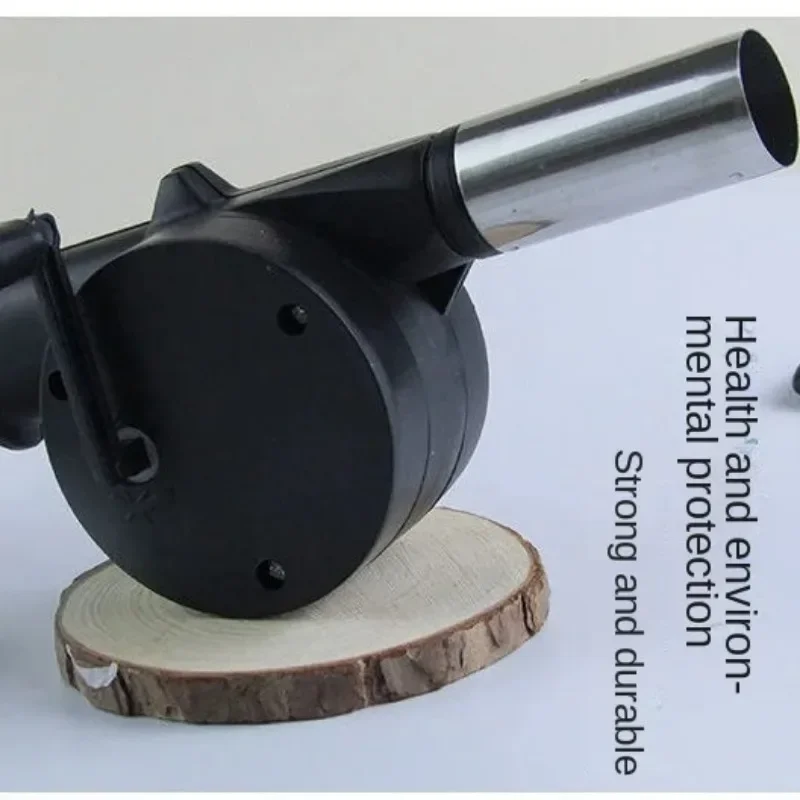 Портативная ручная воздуходувка для барбекю подставка сгорания с сильным огнем