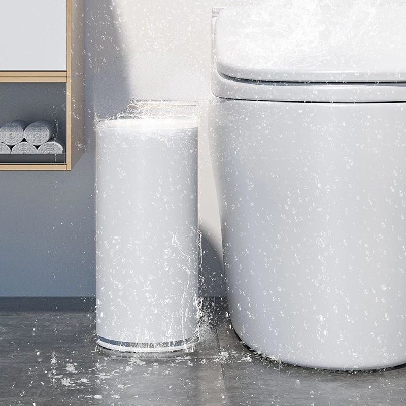 

Household Press Open Plastic Trash Can Hotel Toilet Toilet Garbage Bin Office Paper Basket Kitchen Trash