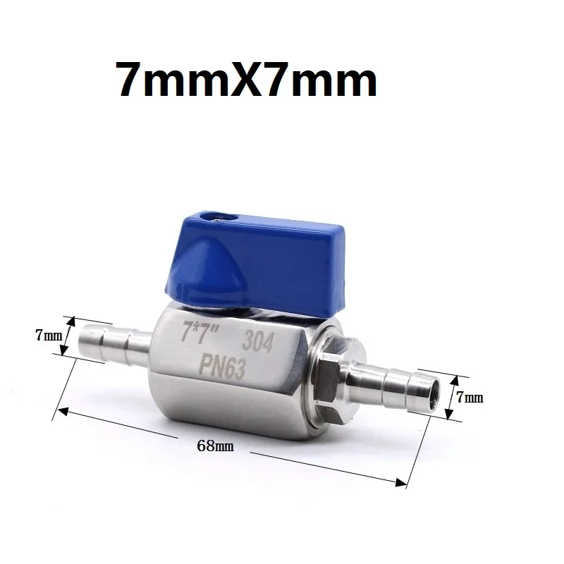 

Мини-шаровой кран из нержавеющей стали 7-12 мм