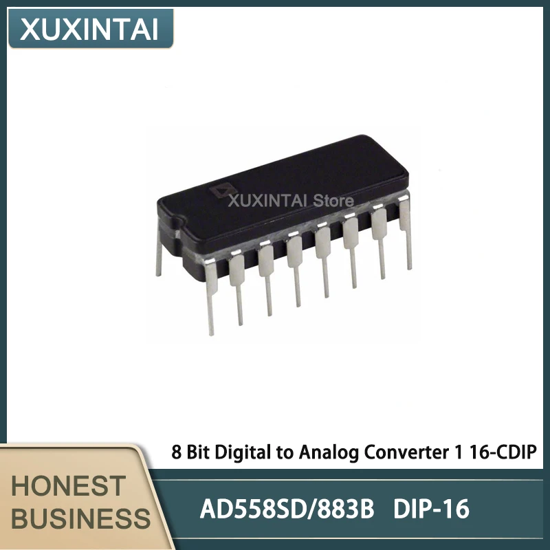 

5Pcs/Lot AD558SD/883B AD558SD 8 Bit Digital to Analog Converter 1 16-CDIP