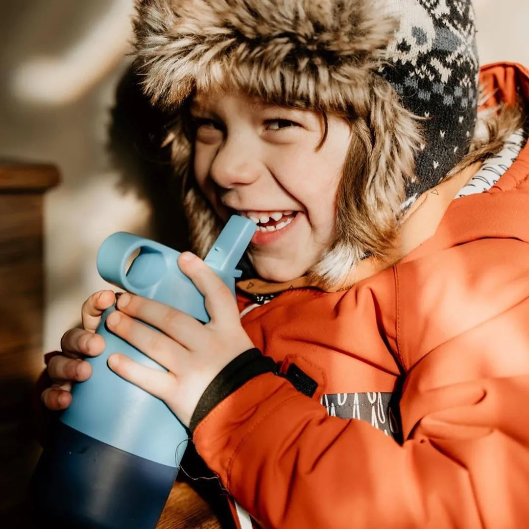 12 унций Детская школьная бутылка с широким горлышком двойная стена 18/8 дюймов