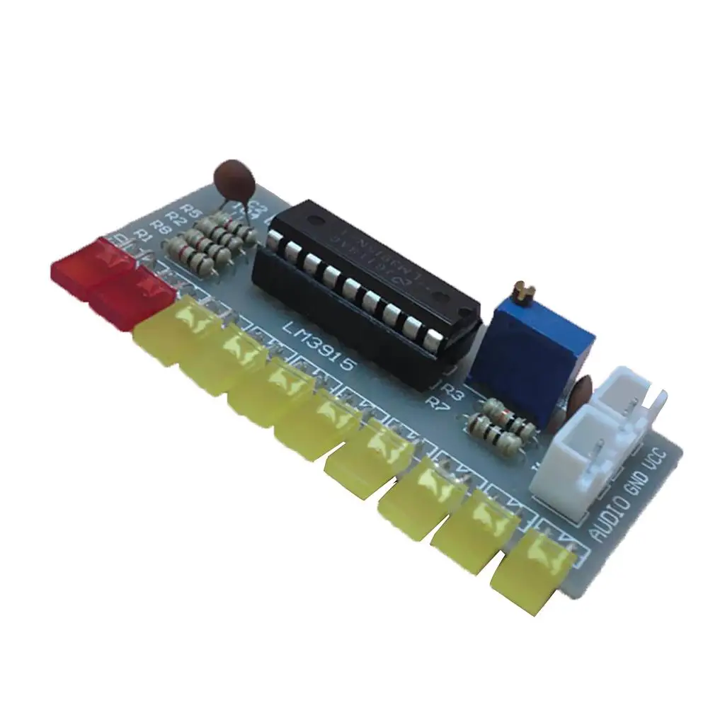 Audio Level Indicator Kit LM3915 DIY 10 Segment Module Electronics Suite